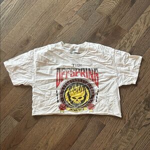 Offspring White and Red Graphic Tee for Kids